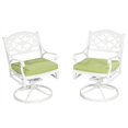 thumbnail image 3 of Homestyles Sanibel Aluminium 5 Pièces Salle à Manger Extérieure en Blanc, 3 of 14