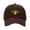 Brwon, variant on Baseball Cap Embroidered Hat for Bee Men's Adjustable Cotton Unisex Embroidery Baseball Caps