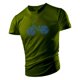 thumbnail image 1 of Camiseta de cuello redondo de gran tamaño para hombre, Camiseta con estampado de bicicleta Simple, camiseta de manga corta de secado rápido para deportes al aire libre, alta calidad, 1 of 4