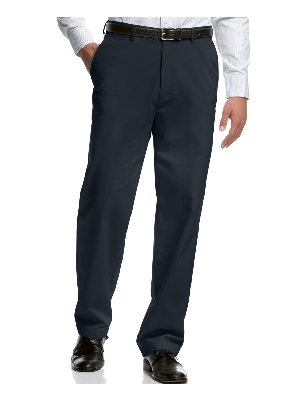 Haggar - Haggar Mens Classic Fit Comfort Waist Dress Pants - Walmart ...