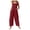 Red, variant on Aayomet Womens Jumpsuits Dressy With Pockets Solid Jumpsuit Color Straps Women's Wide Leg Casual Vintage Women's Jumpsuit,Green XL