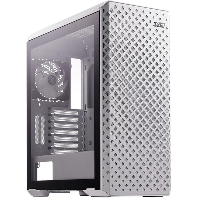 Gabinete Gamer XPG DEFENDER PRO E-ATX Media Torre 3 FAN Cristal Templado ARGB Blanco blanco XPG GABINETE GAMER ADATA XPG DEEFENDER PRO MID TOW BCO DEEFENDER PRO-WHCWW