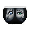 thumbnail image 4 of Horror Film Bride Of Chucky Women's Brief Sexy Breathable Elastic Bikini Hipster Panties Lady Lace Underwear, 4 of 6