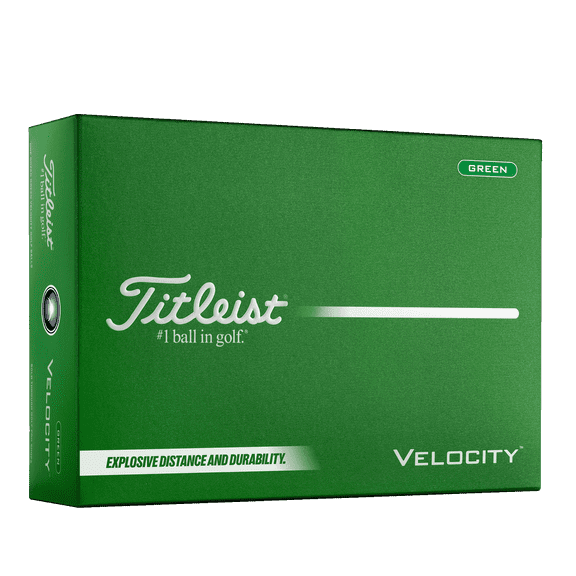 Titleist 2026 Velocity Golf Balls 12pk, Green