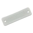 thumbnail image 1 of 12/24 pcs PU Logo Clothing Ornaments Hand Work Luggage Sewing Accessories Labels Garment Decoration Leather Tags WHITE 24PCS, 1 of 1