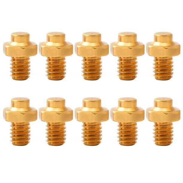 10 Uds. Pernos de Pedal de bicicleta aleación de aluminio MTB bicicleta M4 pasador de perno tornillos de pie de clavo