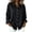 Black, variant on Domzest Womens Polka Dot Shirt Long Sleeve Button Down Shirts Loose Fit Lightweight Business Dressy Casual Blouse White S