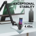thumbnail image 4 of Prizmora Mic Arm, Premium Microphone Boom Arm with Cable Management, 360&deg;Rotatable Broadcasting Boom Arm, Mic Boom Arm, 4 of 6