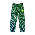 thumbnail image 2 of Haiem Green Disco Lights Men's Pajama Pants Ultra Lightweight Pjs Bottoms Sleepwear Bottom Pants With Pocket Drawstring-Large, 2 of 7