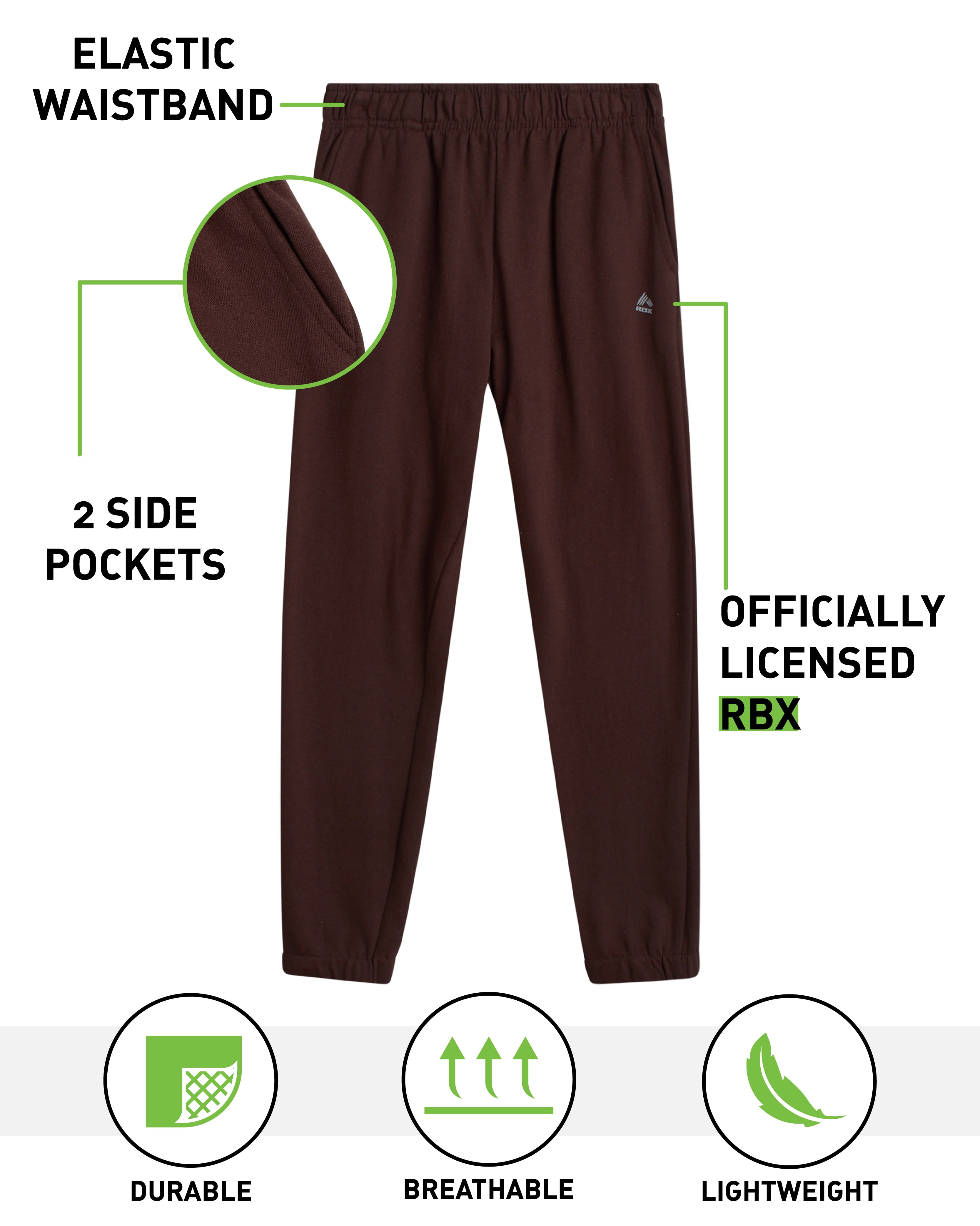 Free Shipping! RBX Boys Sweatpants, Pack Active Fleece Jogger