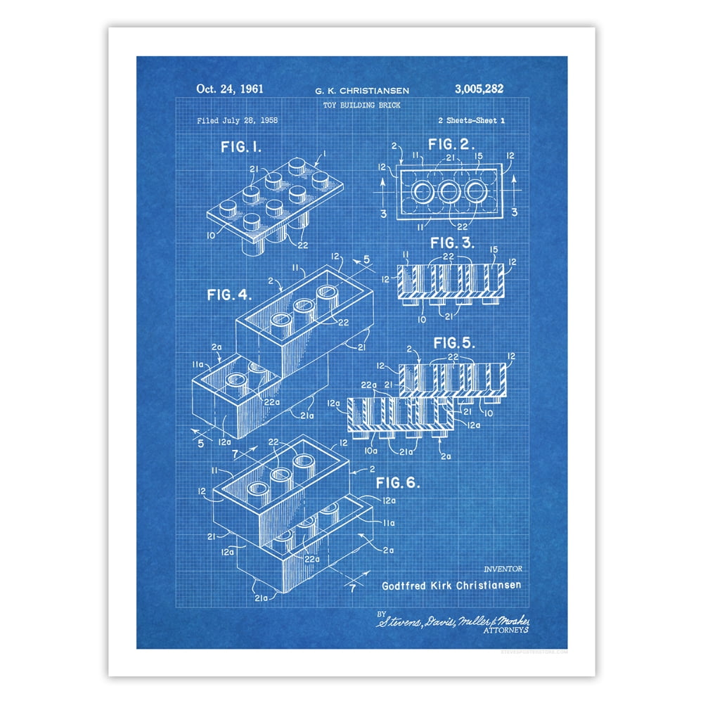 lego block blueprint