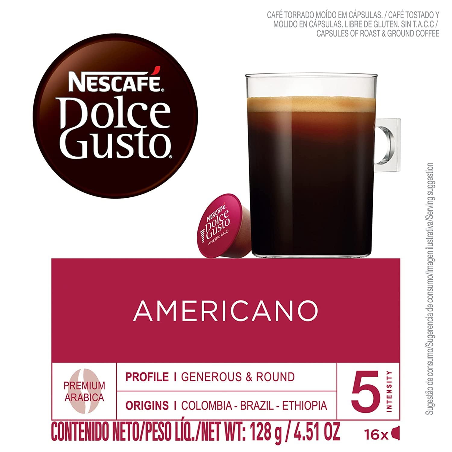 Pack x48 cápsulas Dolce Gusto - Cappuccino