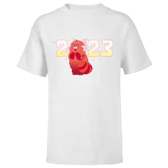 Disney and Pixar’s Turning Red Mei Lee 2023 New Year - Short Sleeve T-Shirt for Kids - Customized-White