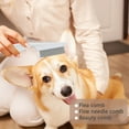 thumbnail image 5 of Pet Cat Comb , One-key Self-Cleaning Slicker Removes Undercoat Dog Brushes Short to Long Hair Suitable Gentle Grooming Cat Brush, 5 of 9