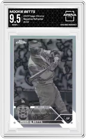 2023 Topps Chrome Mookie Betts #150 Negative Refractor Arena Club 9.5 ...