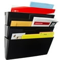 thumbnail image 2 of Storex Wall Files, 3-Pack, Legal, Black (Case of 6 packs), 2 of 2