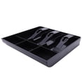 thumbnail image 4 of Money Cash Coin Register Insert Tray Replacement Cashier Drawer Storage Register Tray Box Classify Store Black, 4 of 8