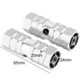 thumbnail image 7 of SPRING PARK 2 PCS Colorful Hexagonal Alloy Bike Stunt Foot Pegs for Bike Bicycle Fixed Axle, 7 of 7