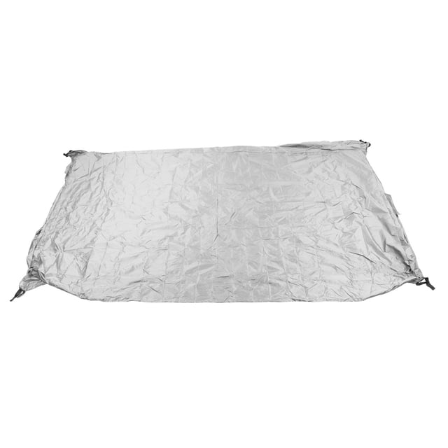 Housse Anti-Poussière de Tennis de Table, Conception de Serrure Pliable Revêtement de Tennis de Table Résistant à la Déchirure Argent avec Sac de Rangement pour Terrasse Gris