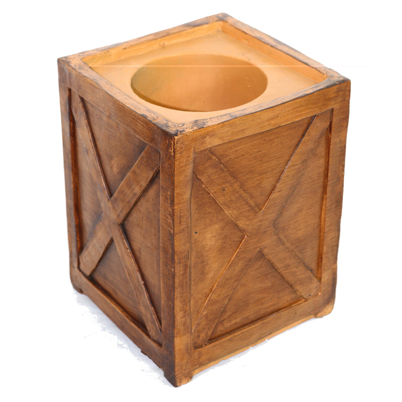 Buffavento Fiberstone Pot Planter, Keyhole Composting N/A, Material