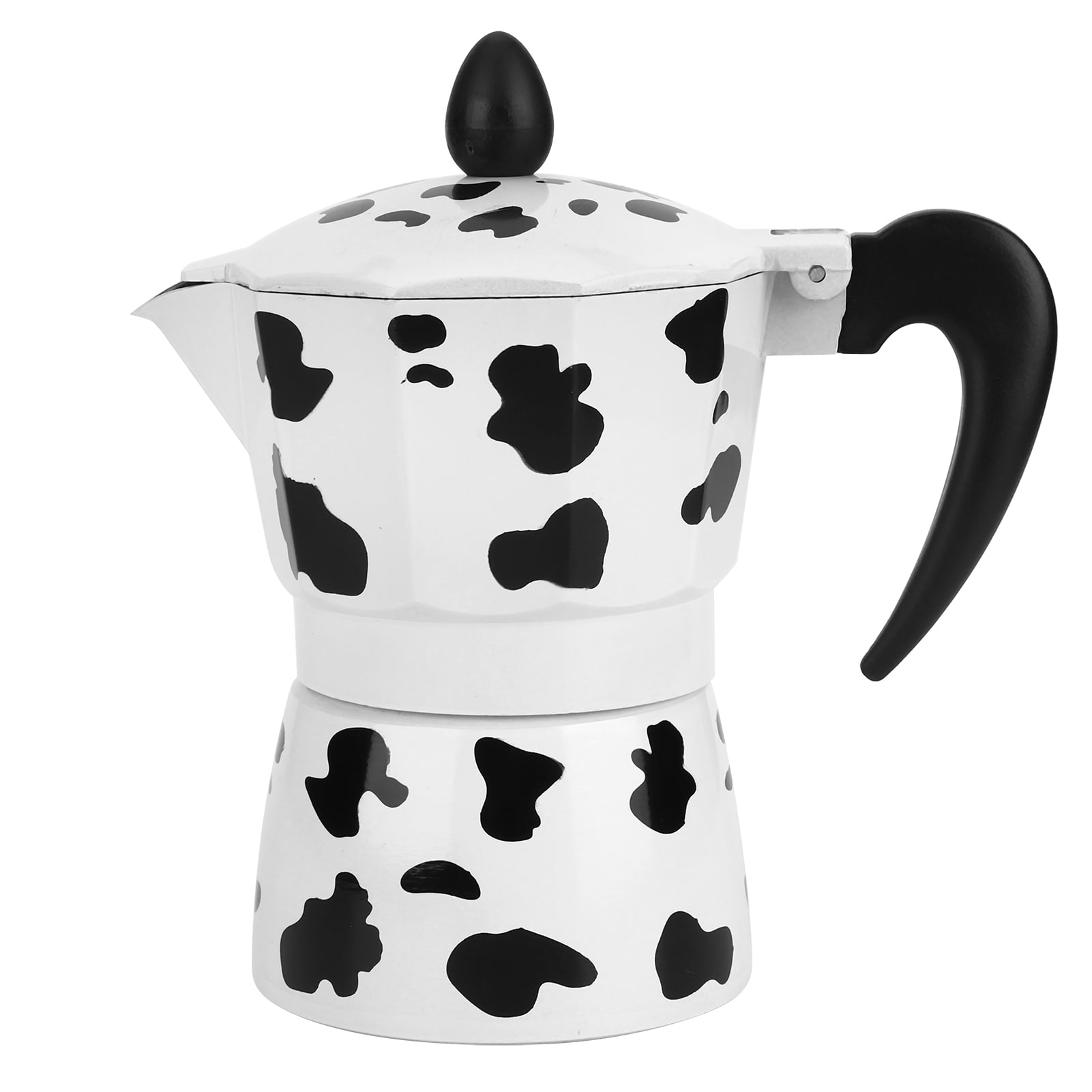 3-Cup Handcrafted Drip Coffee Maker for Home, Office & Cafe Aluminum Moka Pot