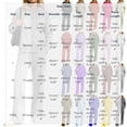thumbnail image 3 of vdgthytj Sweatsuits Women 2 Piece Outfit Full Zip Long Sleeve Hooded Jackets Drawstring Straight Leg Pants Fall Casual Athletic Sets(3X-Large,Navy), 3 of 7