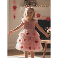 thumbnail image 6 of Jxzom Toddler Baby Girl Valentine Day Outfits Sleeveless Valentines Tutu Dresses 1-6 Years Kids Adorable Heart Decorated Tulle Dress, 6 of 10