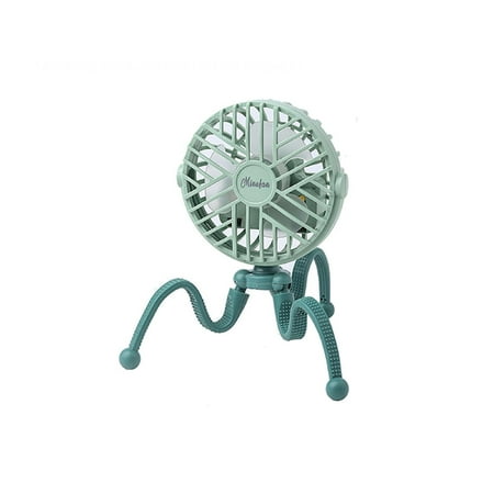 

Kreigaven Mini USB fan Portable table fan Hand fan Power Bank Chargeable with Powerful Airflow for Car Bedroom Stroller Camping