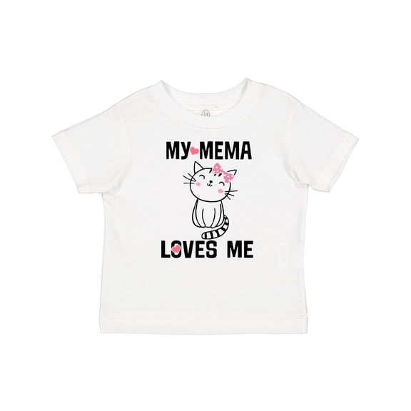 Inktastic My Mema Loves Me Girls Girls Baby T-Shirt
