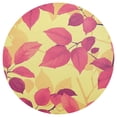 thumbnail image 3 of Ryvnso Autumn Leaves Round Plate Mats Dining Table Placemat Set of 4 for Holiday Decoration, 3 of 7