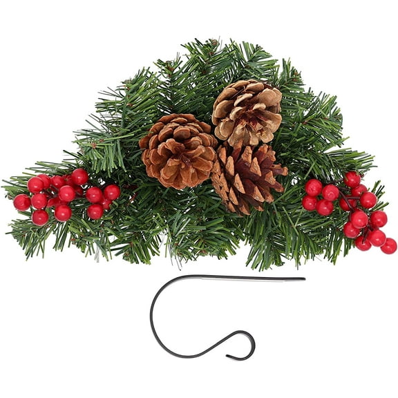 The Original MantleClip Christmas Stocking Holder Swag Size: 1, Color: Multi