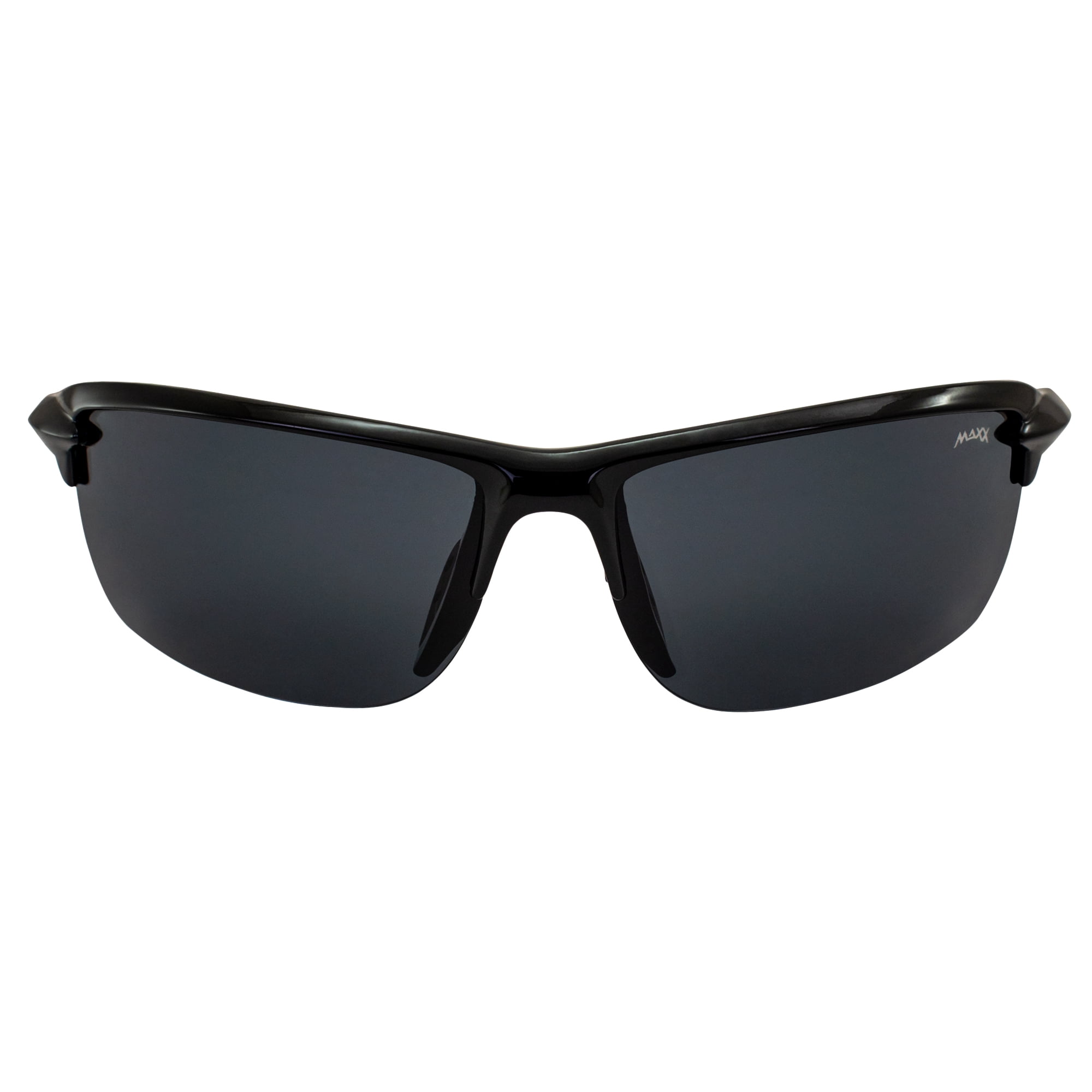 Maxx 14er Smoke Polarized Lenses Black Frame Sports Sunglasses