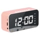 thumbnail image 2 of Altavoz Bluetooth, reloj digital con audio Bluetooth y despertador con alarmas, pantalla LED de espejo, Bluetooth V5.0, tarjeta TF y cable auxiliar., 2 of 6