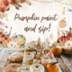 thumbnail image 4 of Fondo de 7 x 5 pies con diseño de calabaza para pintar y beber, arte otoñal, pintura para fiesta, fotografía, fondo, otoño, flores, champán, niñas, vino, decoración para fiesta nocturna, pancarta de, 4 of 6