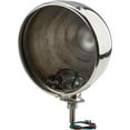 thumbnail image 3 of Dietz Type Stainless Steel 7 Inch Universal Headlight Bucket: Polished Shine, Accepts 7" Bulbs (Sold Separately), 1/2"-13 Threaded Mount with Wiring Pass-Through, Dedicated Ground Wire, 3 of 11