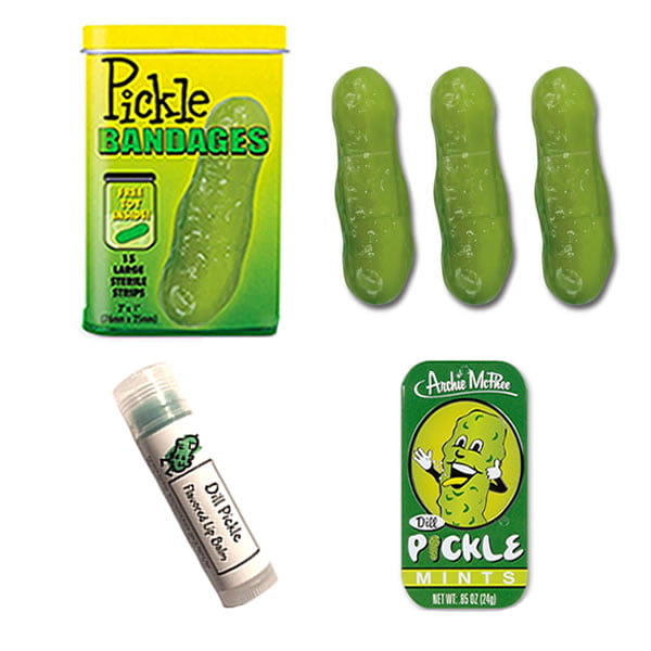 Pickle Bath & Grooming Sampler Gift Pack (3pc Set) - Dill Pickles Lip ...