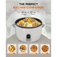 thumbnail image 2 of MOOSUM Commercial Rice Cooker, Large Capacity 20-Cup (UnCooked), 40-Cup (Cooked) with One Touch Operation and 12-Hour Keep Warm,Easy to Use and clean,1200W, 2 of 6