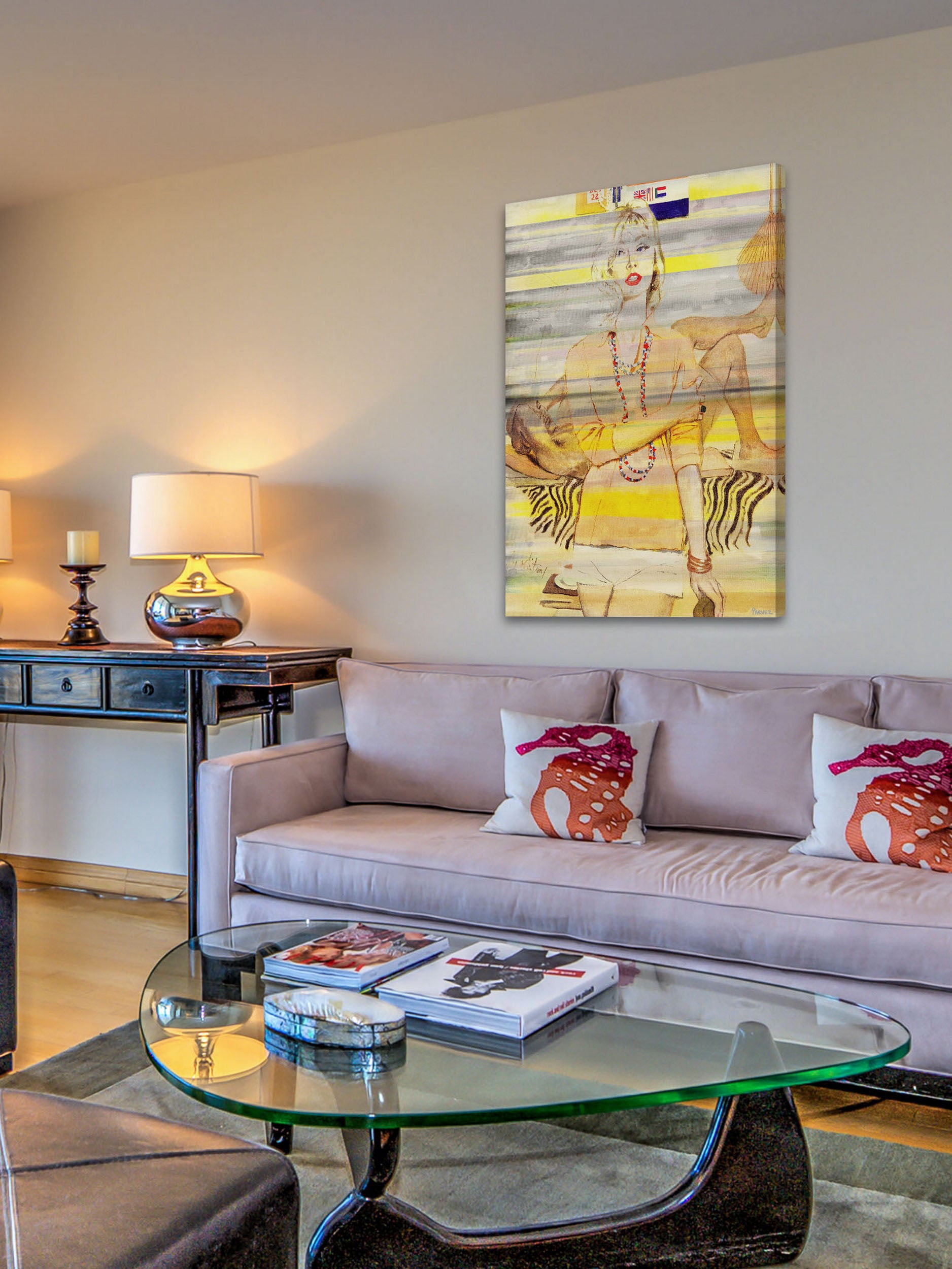 "Casual Flair" Painting Print on Wrapped Canvas