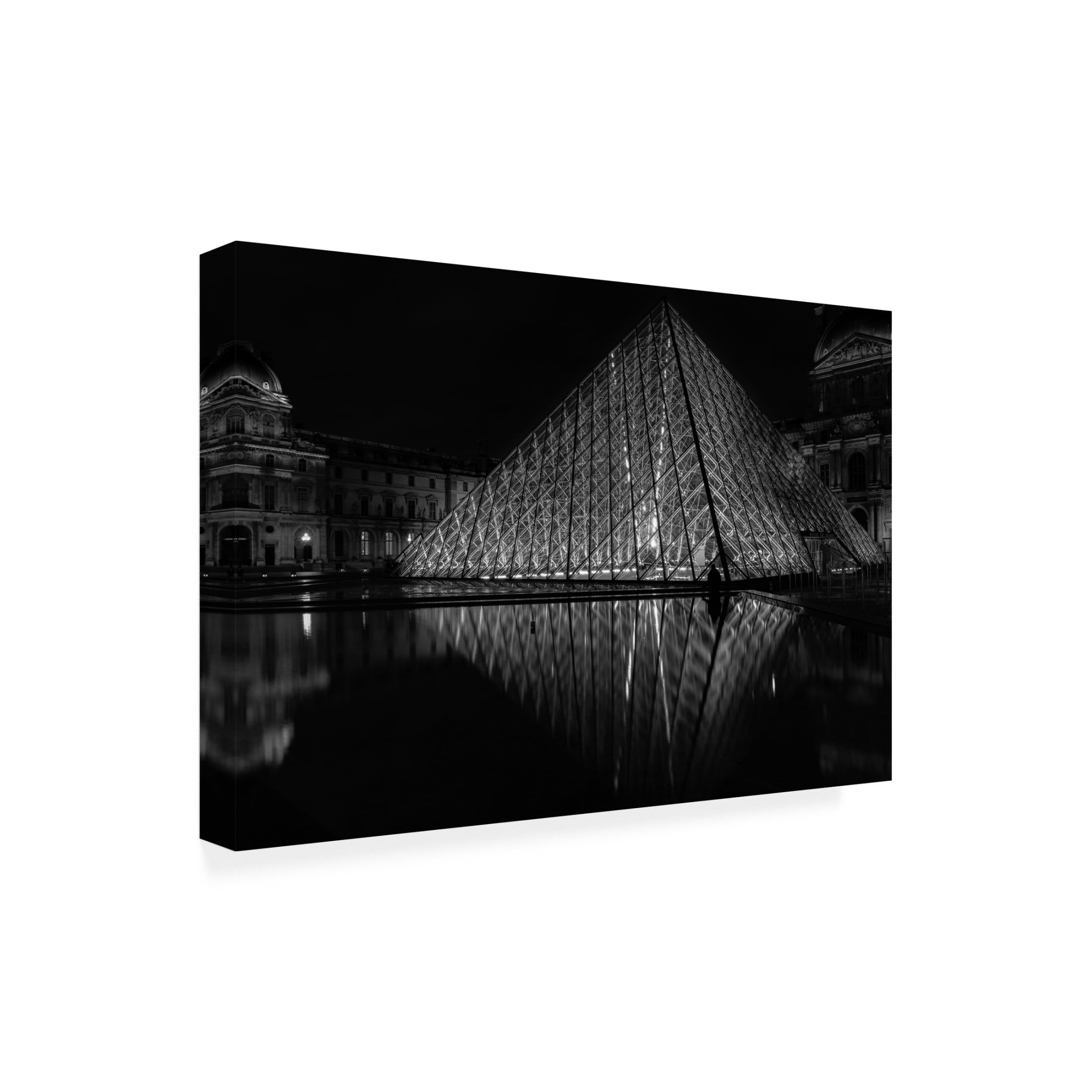 Trademark Fine Art Siamak Jalali Lonely In Paris Canvas Wall Art