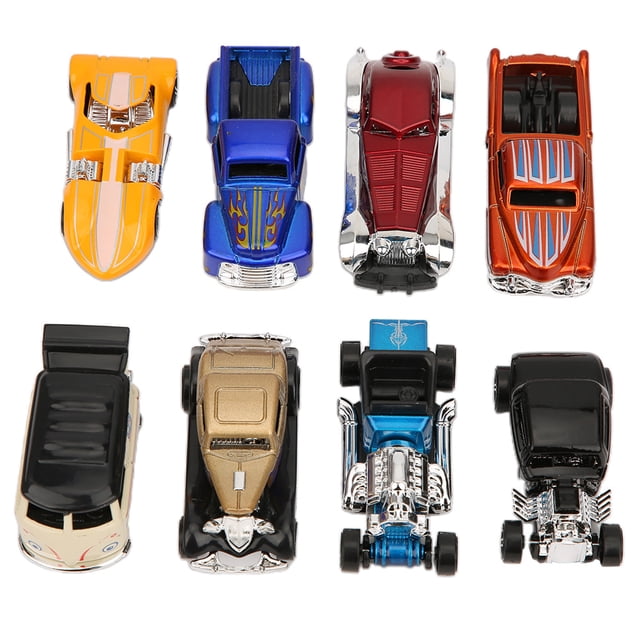 8 Uds. Modelo de coche clásico Retro de aleación 1:64, coche de simulación para niños bonitos, juguete para regalo, 8 Uds. Coche de aleación