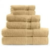100% Egyptian Cotton 6 Pc Towel Set Ambr
