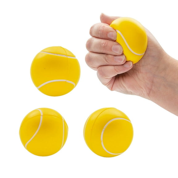 Fun Express 2 1/2" Realistic Foam Tennis Ball Stress Balls