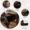 thumbnail image 5 of Purple Wine Table Cloth Waterproof Tablecloths, Farmhouse Casks Vintage Tablecloth Dining Table Cover for Kitchen Party Tabletop Outdoor, Rectangle Tablecloth 60x120 Inch, 5 of 9