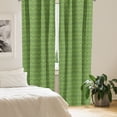 thumbnail image 2 of Ambesonne Abstract Curtains, Monotone Big Small Circles, Pair of 28"x84", Olive Green Pale Green, 2 of 5