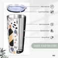 thumbnail image 6 of Kll Wine Bottles Glasses Stainless Stainless Steel Vacuum Insulated Coffee Cup 20 Oz Lids And Straws,1 Metal Straws,1 Cleaning Brush, 6 of 9