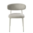 thumbnail image 6 of Ingram Light Gray Upholstered Side Chair Set of 2, Modern Dining Chairs with Padded Seat and Back, 6 of 7