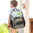 thumbnail image 7 of PVC Transparent Backpack Stylish & Durable Clear Backpack Perfect for School, Travel and Outings Adorable Ccartoon Dinosaur, 7 of 7