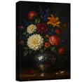 thumbnail image 6 of Canvas Print Still Life Flower Wall Art Vintage Botanical Decorative for Living Room Bedroom - 24"x36", 6 of 8
