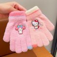 thumbnail image 1 of Children's Gloves Winter Warm Sanrio Finger Set Boys and Girls Cartoon Plush Gloves Baby Snow Finger Set, 1 of 5