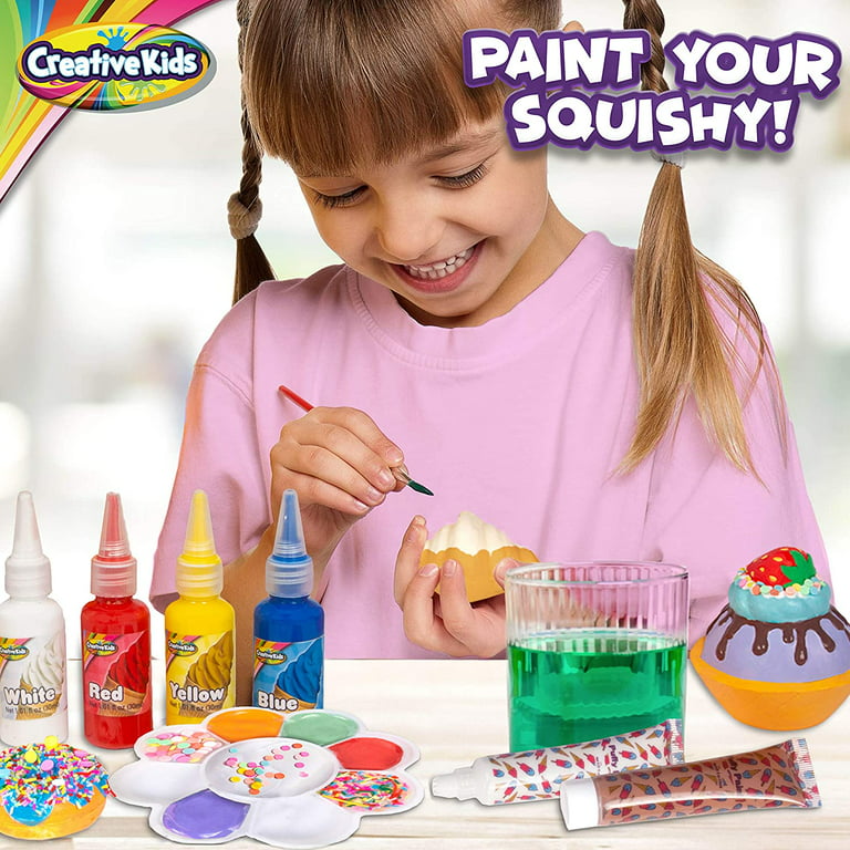 Paperdot Elements Paint Your Own Squishies Kit DIY Squishies DIY Squishy Set Color Your Own Squishies Kit Squishy Painting Kit Squishies for Girls Squ